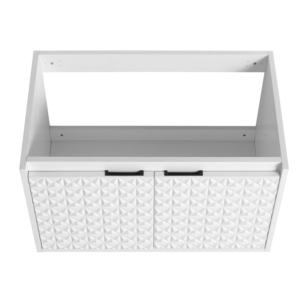 30 Inch Soft Close Doors Bathroom Vanity, For Small Bathroom (Excluding Sink)