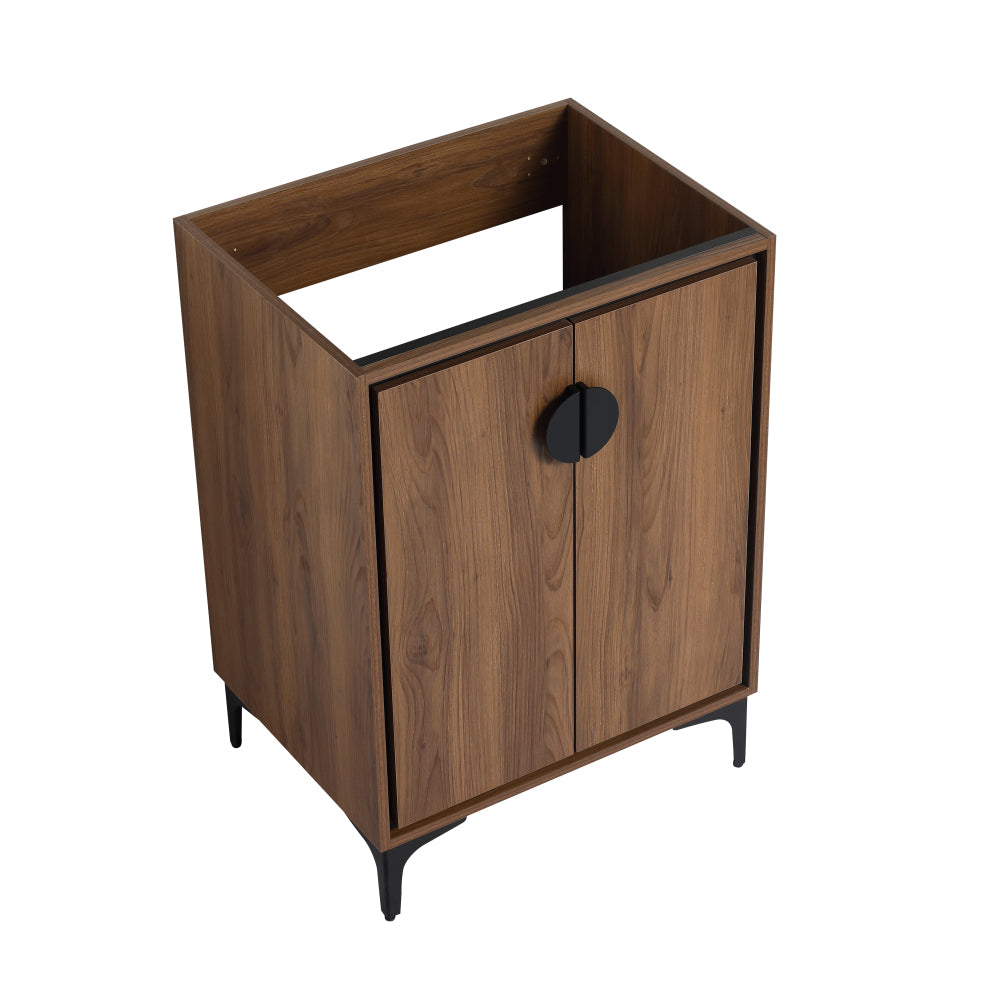 30 "Bathroom Vanity, 2 doors, Bathroom Cabinet Vanity Freestanding Cabinet Engineered Wood with sink