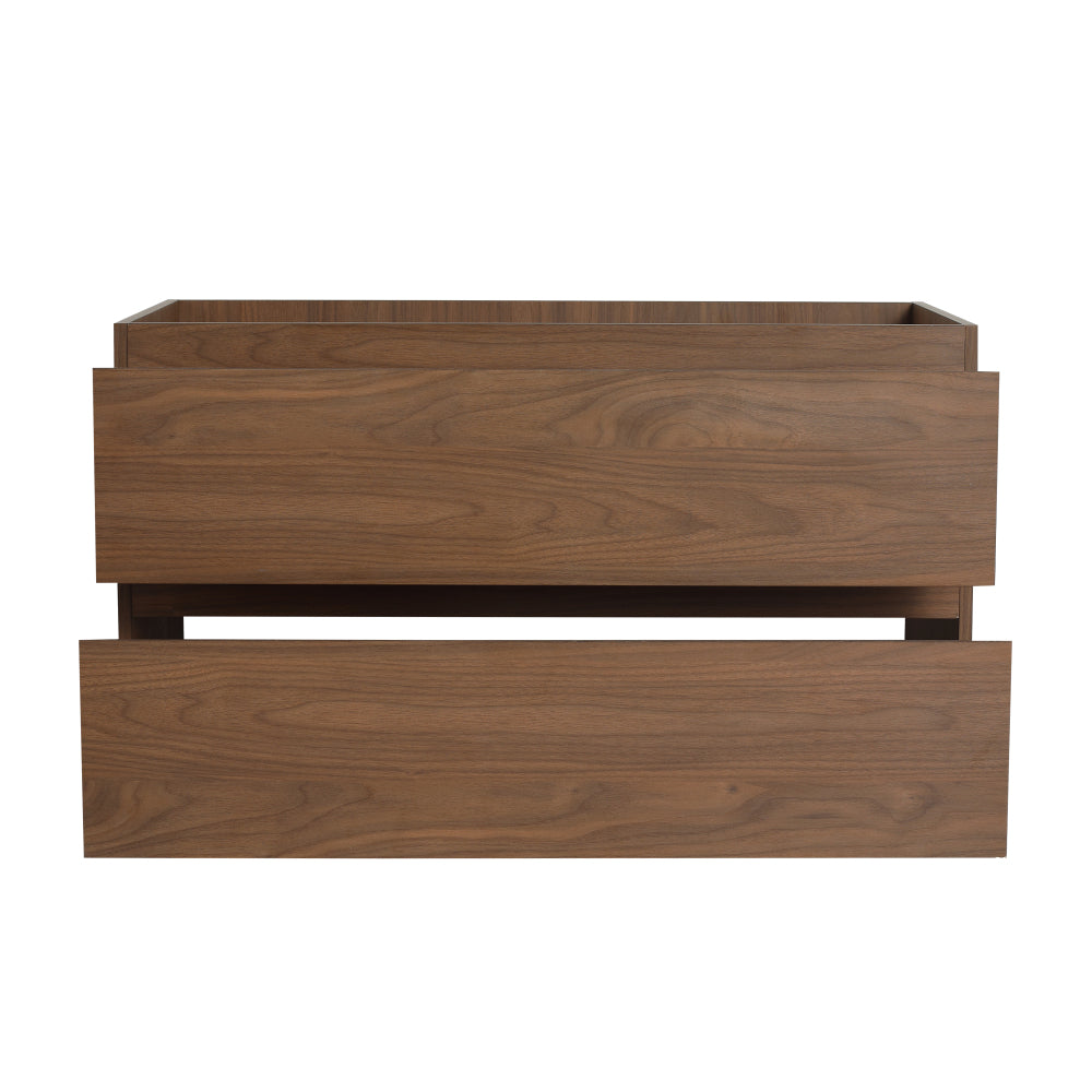 Melamine cabinet 36" Wall-Mounted Bathroom Vanity (Only the Cabinet Body)-BVB01936BNO-2