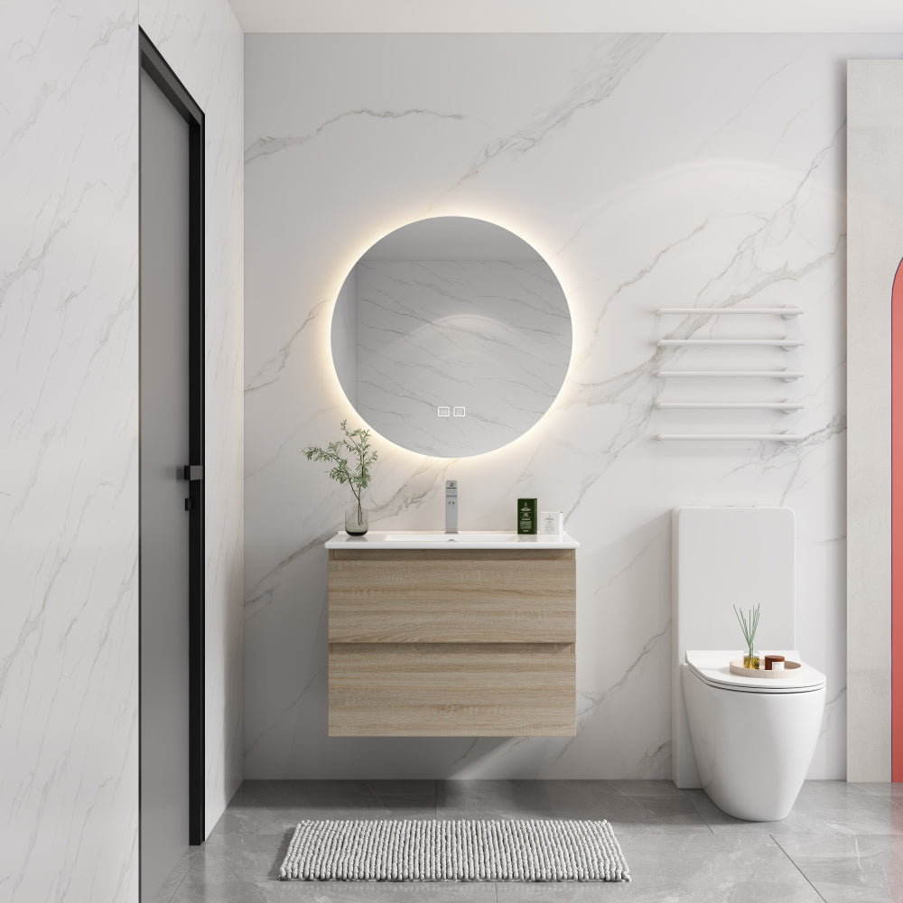 Melamine cabinet 36" Wall-Mounted Bathroom Vanity (Only the Cabinet Body)-BVB01936BNO-2