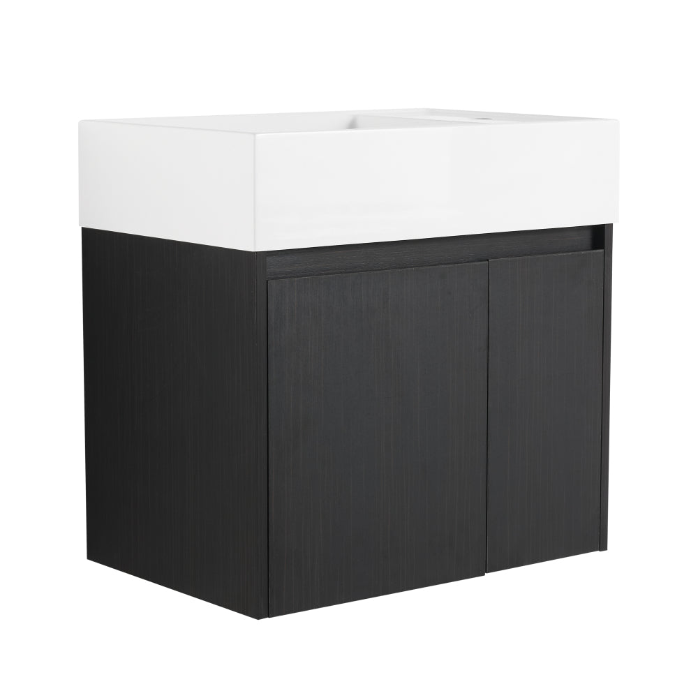 Melamine cabinet 30 Inch Bathroom Cabinet With Sink,Soft Close Doors,Float Mounting Design, For Small Bathroom