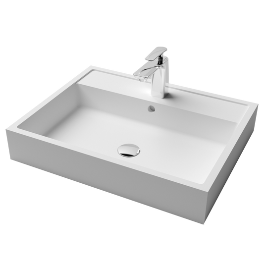 Vessel Sink Stone Resin Bathroom Sink Modern Art Sink 25C41A