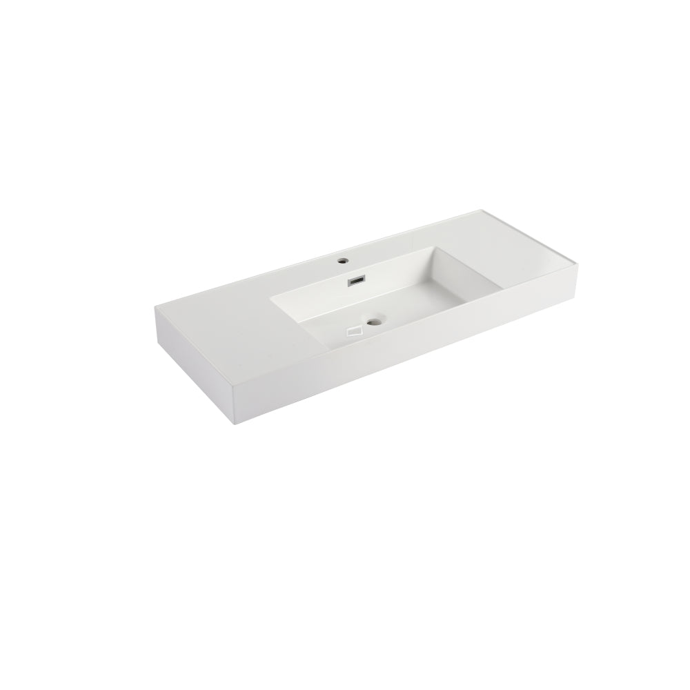 48 Inch Resin basin For Bathroom Vanity,Vanity Top only