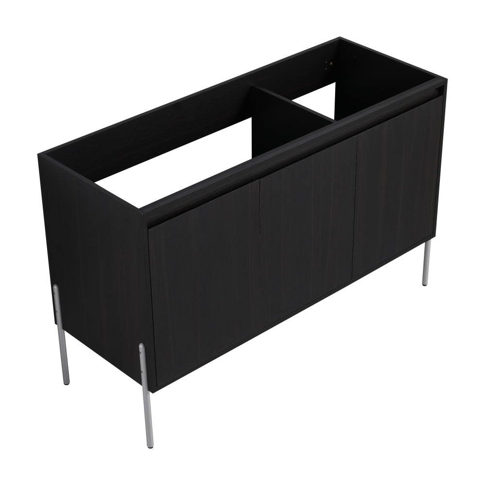 60" Freestanding Bathroom Vanity, Storage Cabinet with Soft Closed Doors (KD-Package)-Excluding Sink