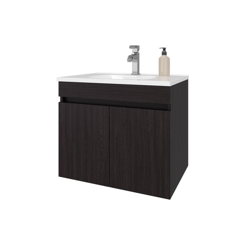 Wengue Vanity with 2 Doors