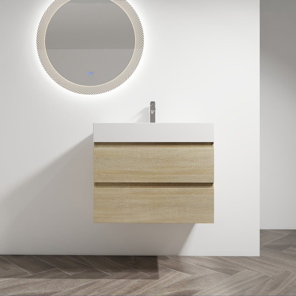 Melamine cabinet 36" Wall-Mounted Bathroom Vanity (Only the Cabinet Body)-BVB01936BNO-2
