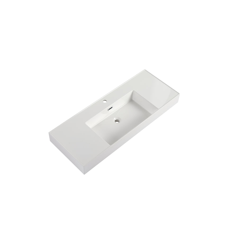 48 Inch Resin basin For Bathroom Vanity,Vanity Top only