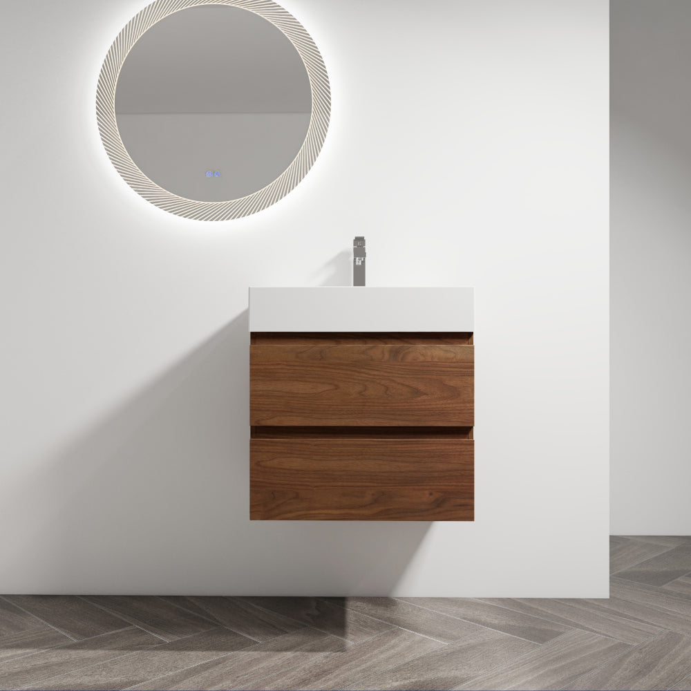 Melamine cabinet 36" Wall-Mounted Bathroom Vanity (Only the Cabinet Body)-BVB01936BNO-2