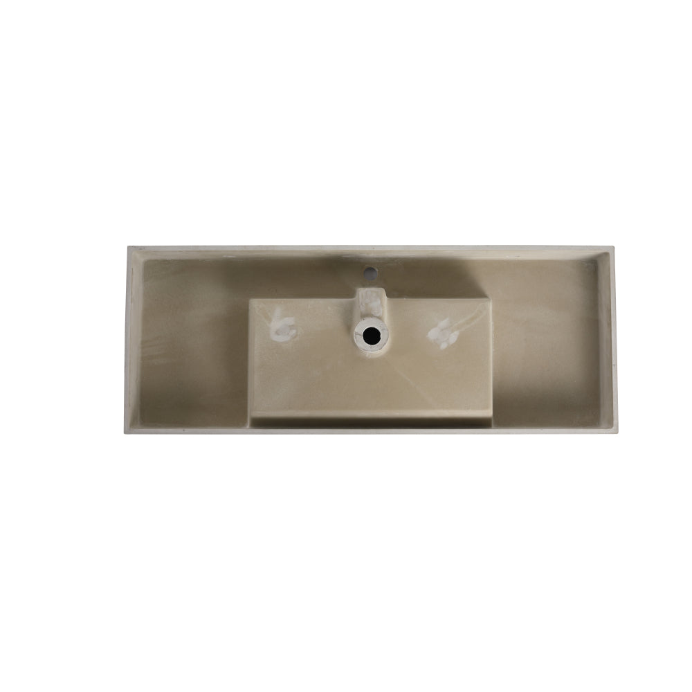 48 Inch Resin basin For Bathroom Vanity,Vanity Top only