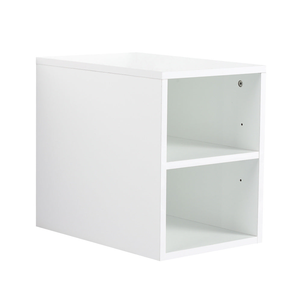 Melamine cabinet 48 Inch Soft Close Doors Bathroom Vanity With Sink, Two Small Storage Shelves, 24" and 12" Combination Cabinet,(KD-Packing)