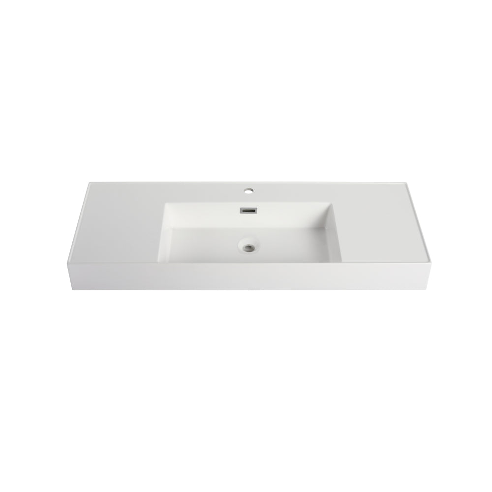48 Inch Resin basin For Bathroom Vanity,Vanity Top only